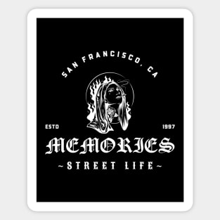 San Francisco - memories - street life Sticker